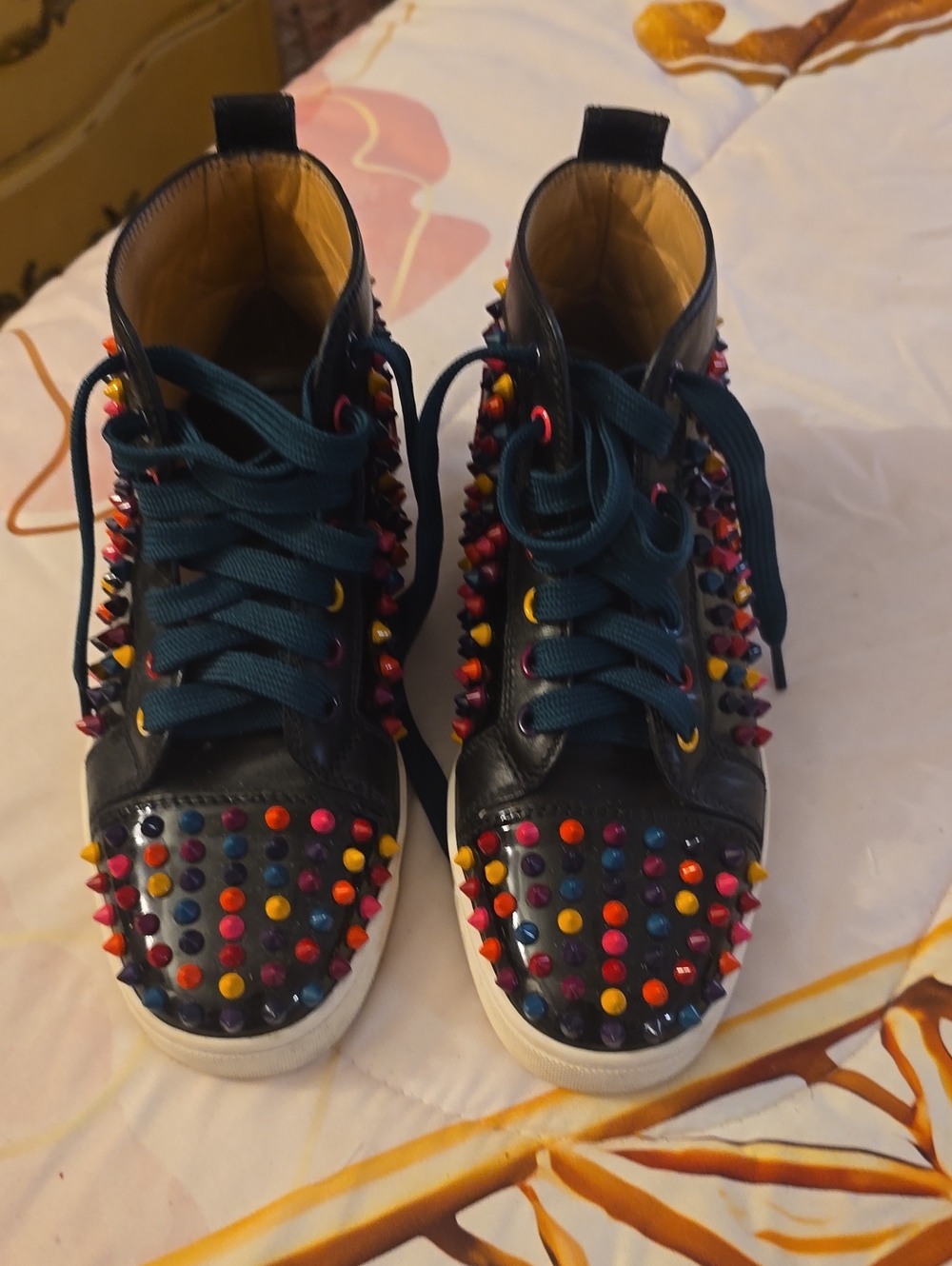Louboutin High Top Tennis Shoes